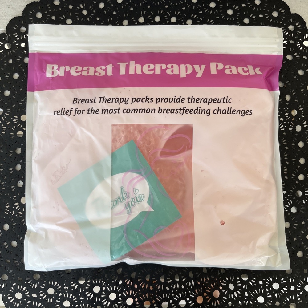Breast Therapy Pack with Covers ~ Hot Therapy/Cold Therapy ~ Pink ~ 1 Pair ~ NEW